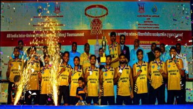 अखिल भारतीय आंतरविद्यापीठ बास्केटबॉल स्पर्धेत मुंबई विद्यापीठ उपविजेते voice of eastern