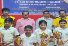 ५९ व्या सब जुनियर राज्य अजिंक्यपद कॅरम स्पर्धा voice of eastern