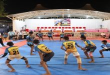 श्रमिक जिमखान्यावर रंगलेले कबड्डीचे सामने voice of eastern