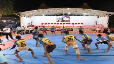 श्रमिक जिमखान्यावर रंगलेले कबड्डीचे सामने voice of eastern