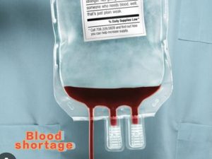 Blood Shortage - voice of eastern