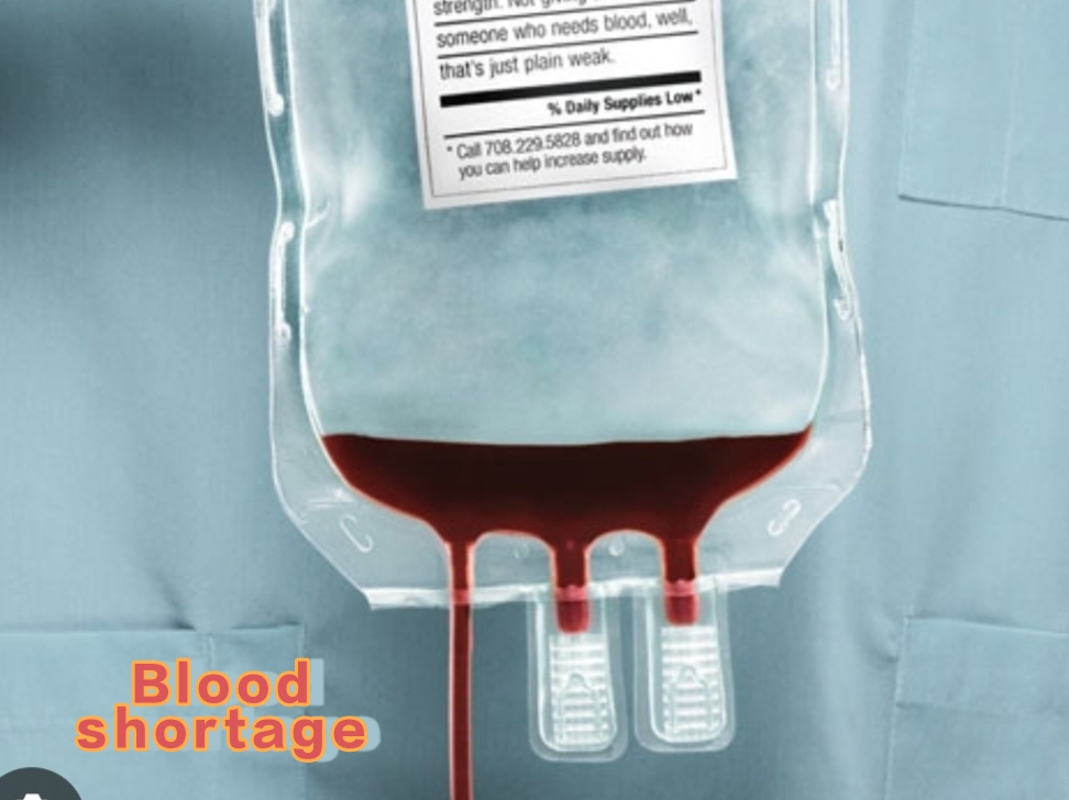 Blood Shortage - voice of eastern